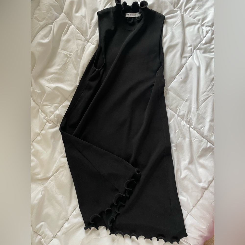 ZARA black tank dress